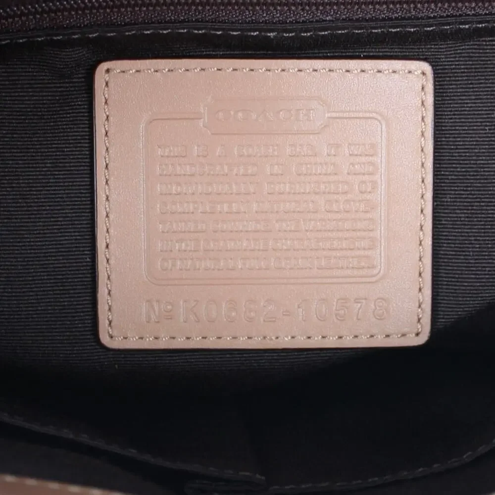Coach Y2K Vintage Tan Soho Leather Shoulder Bag